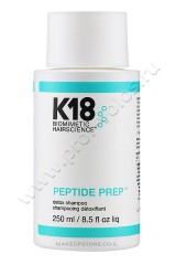   K18 K18 Hair Biomimetic Hairscience Peptide Prep Detox Shampoo   250 