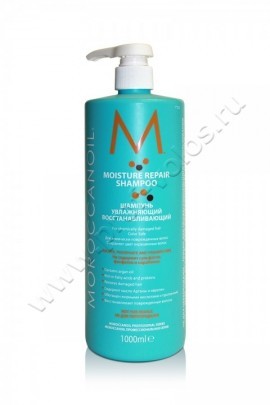 Moroccanoil Moisture Repair Shampoo шампунь восстановление и увлажнение 1000 мл, увлажняющий и восстанавливающий шампунь сохраняет тон, возвращает эластичность и блеск, защищает их от вредных факторов