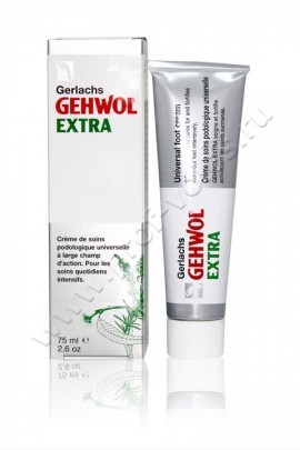 Gehwol Extra крем для ног универсальный 75 мл, универсальное средство с натуральными экстрактами, придающими ногам свежесть и работоспособность