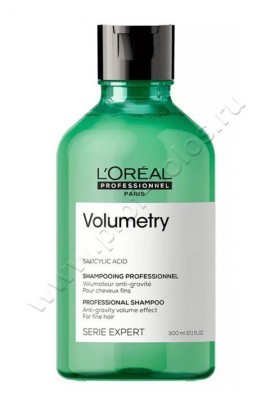 Loreal Professional Serie Expert Volumetry Salicylic Acid шампунь для объема тонких волос 300 мл, шампунь позволяет сохранять объем продолжительное время