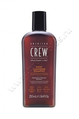 American Crew Daily Shampoo мужской шампунь для нормальных и жирных волос 250 мл, шампунь мягко очищает волосы и кожу головы от излишков продуктов работы сальных желез