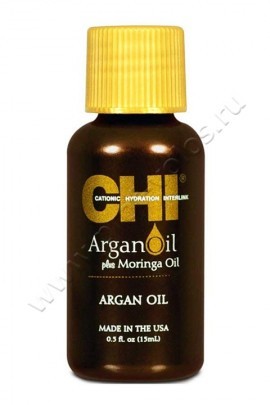 CHI Argan Oil аргановое масло для питания 15 мл, восстанавливающее масло с целебным маслом моринги и арганы  омолаживает и питает сухие локоны