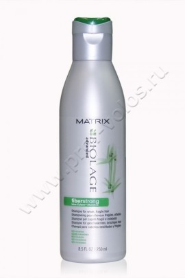 Matrix Biolage Fiberstrong Shampoo шампунь для ломких и поврежденных локонов 250 мл, шампунь бережно очищает, восстанавливает и придает эластичность