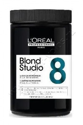 Loreal Professional Blond Studio Multi-Techniques Lightening Powder пудра для волос с бондом обесцвечивающая 500 мл, обесцвечивающая пудра для мульти техник с мощностью осветления до 8 тонов