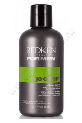 Redken Go Clean Shampoo For Men      300 ,       ,  ,     