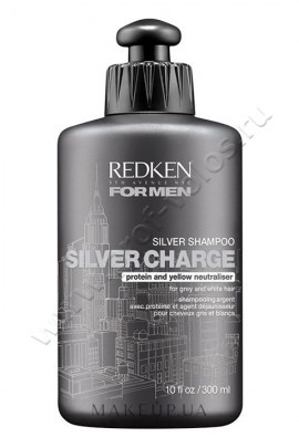 Redken Silver Charge Shampoo For Men     300 ,    ,         ,     -