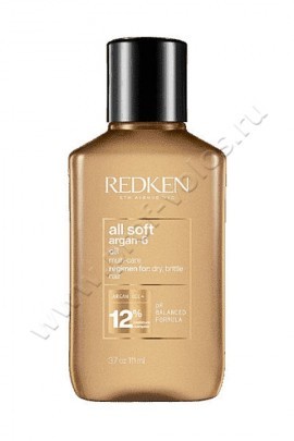 Redken All Soft Argan-6 Oil масло для комплексного ухода 111 мл, в состав продукта входит молекула Омега-6, обогащенная аргановым маслом для глубокого ухода, эластичности, блеска и восстановления волос