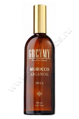 Greymy Professional Morocco Arganoil аргановое масло многофункциональное 200 мл, многофункциональное масло для всех типов волос питает и укрепляет структуру поврежденных локонов