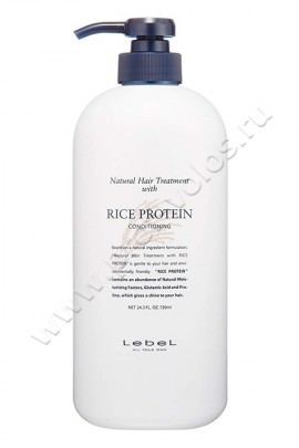 Lebel Natural Hair Soap Treatment Rice Protein маска для восстановления 1000 мл, маска для ухода за тонкими поврежденными локонами на основе пшеничного протеина