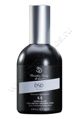 DSD De Luxe Steel And Silk Treatment Spray 5.5 спрей восстанавливающий 100 мл, спрей Сталь и Шелк № 5.5 предназначен для бережного и глубокого ухода за кожей головы и волосами