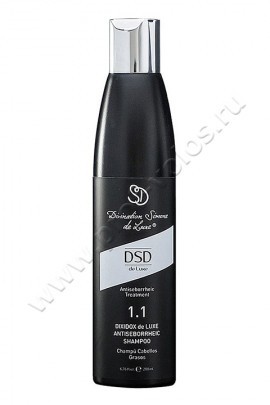 DSD De Luxe Antiseborrheic Shampoo 1.1 шампунь антисеборейный 200 мл, шампунь Антисеборейный Диксидокс де Люкс № 1.1 способствует снижению выпадения волос и стимулируют их рост