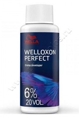 Wella Professional Koleston Perfect Welloxon 6% окислитель для краски разовая доза 60 мл, крем-проявитель Welloxon Perfect разовая доза