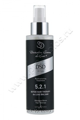 DSD De Luxe STEEL and SILK BOTOX Hair Therapy Balsam 5.2.1 бальзам Восстанавливающий 150 мл, восстанавливающий бальзам БОТОКС для волос