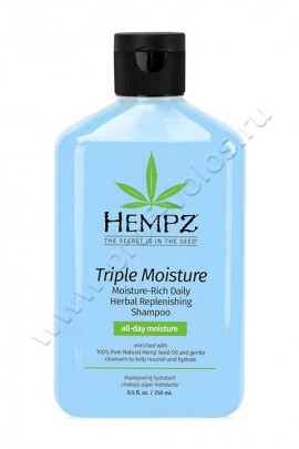 Hempz Pure Herbal Triple Moisture Replenishing Shampoo      500 ,               