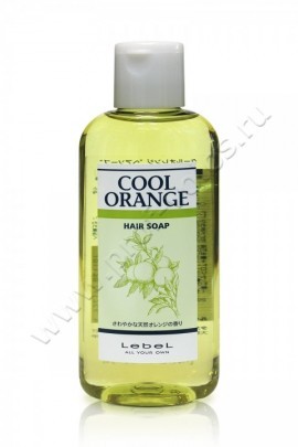 Lebel Cool Orange Hair Soap шампунь очищающий, против выпадения 200 мл, шампунь разработан для профилактики выпадения, для ухода за жирной кожей головы и стимулирования роста волос