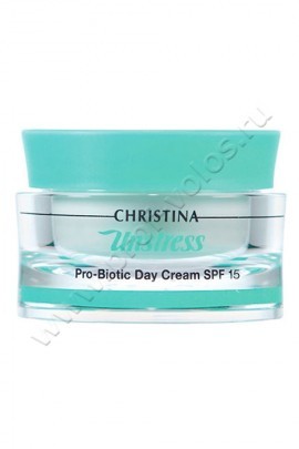 Christina Unstress Pro-Biotic Day Cream SPF15         SPF15 50 ,      ,   