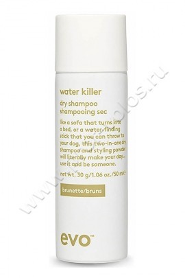 Evo  Water Killer Dry Shampoo Brunette      50 ,    