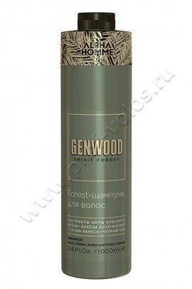Estel Alpha Homme Genwood Forest Shampoo      1000 ,   , , ,    