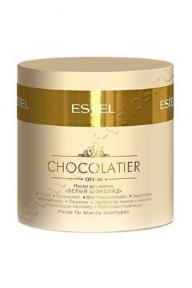 Estel Otium Chocolatier White Mask маска для волос Белый шоколад 300 мл, реставрирует волосы на молекулярном уровне, стабилизирует уровень увлажнённости волос, интенсивно наполняет питательными компонентами