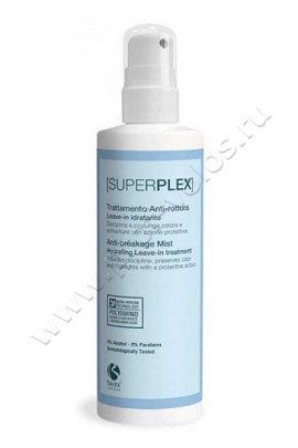 Barex SuperPlex Anti-breakage Mist спрей-кондиционер для увлажнения волос 200 мл, косметическое средство препятствует ломкости волос, без смывания, разглаживает кутикулу и укрепляет структуру волос