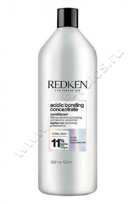 Redken Acidic Bonding Concentrate кондиционер для восстановления всех типов поврежденных волос 1000 мл, средство используется профессионалами после салонной услуги для восстановления силы и прочности волос.