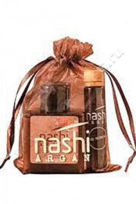 Nashi Argan Argan Travel Kit дорожный набор для ухода всех типов волос, шампунь Nashi Argan, 30 мл + Балзам Nashi Argan, 30 мл + Масло Nashi Argan, 5 мл