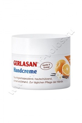 Gehwol Gerlasan Hand Cream крем для рук увлажняющий Ваниль и апельсин 50 мл, средство для защиты кожи рук в течение дня. Ограниченная серия!