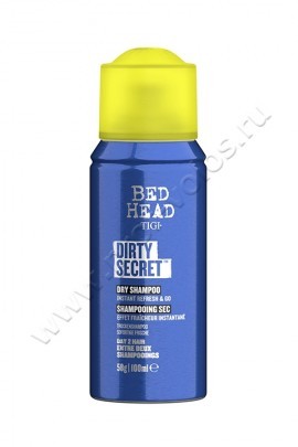 Tigi Bed Head Dirty Secret Dry Shampoo сухой шампунь для всех типов волос 100 мл, сухой шампунь для волос за считанные мгновения оживляет прическу, создает ощущение чистоты, делает волосы объемными, придает текстуру и густоту.