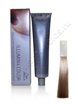 Wella Professional Illumina Color 9.60 стойкая крем-краска для всех типов волос 60 мл, краска Иллюмина Колор 9/60 Очень светлый блонд натурально-фиолетовый, натуральный оттенок, глубина тона - 9 (Очень светлый блондин).
