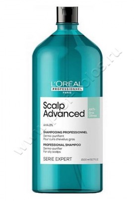 Loreal Professional Expert Scalp Advanced Anti-Gras Oiliness Shampoo        1500 ,    ,     