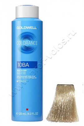 Goldwell Colorance 10BA стойкая крем-краска ля волос тонирующая безаммиачная 120 мл, тонирующая крем-краска для волос без аммиака позволяет получить максимально интенсивный цвет Бежево-Пепельный Экстра Блондин