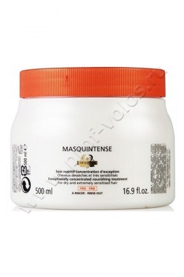 Kerastase Nutritive Masquintense маска для волос сухих и очень чувствительных 500 мл, маска способна за несколько применений превратить тусклые, слабые локоны в шелковистые, эластичные и блестящие