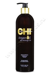 Аргановый шампунь CHI ArganOil plus Moringa oil Shampoo для сухих и поврежденных волос 739 мл