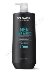 Мужской шампунь Goldwell Hair and Body Shampoo Men для волос и тела 1000 мл