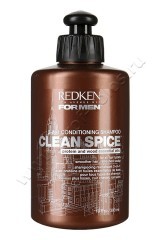 Мужской шампунь-кондиционер Redken Clean Spice Shampoo For Men 2-в-1 для всех типов волос 300 мл