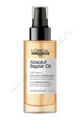 Многофункциональное масло Loreal Professional Absolut Repair Gold Oil 10 in 1 для восстановления волос 89 мл