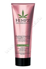 Шампунь Hempz Pure Herbal Blushing Grapefruit & Raspberry Creme Shampoo растительный Грейпфрут и Малина для сохранения цвета и блеска окрашенных волос 265 мл