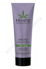 Шампунь увлажняющий для ослабленных волос Hempz Pure Herbal Vanilla Plum Herbal Moisturizing Strengthening Shampoo Ваниль и Слива 265 мл