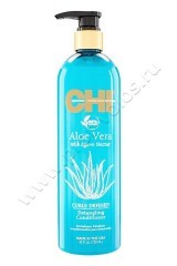 Кондиционер CHI Aloe Vera With Agave Nectar Conditioner для увлажнения вьющихся волос 739 мл