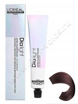 Краска для волос Loreal Professional Dia Light 4.15 Medium Brown Ash Mahogany Шатен Пепельный Красное Дерево 50 мл