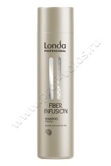 Шампунь Londa Professional Fiber Infusion Shampoo Keratin для восстановления с кератином 250 мл