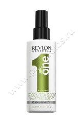 Маска-спрей Revlon Professional Uniq One All In One Green Tea Scent Hair Treatment для ухода за волосами с ароматом зеленого чая 150 мл