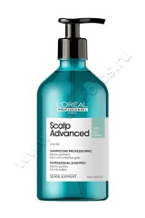 Шампунь очищающий Loreal Professional Expert Scalp Advanced Anti-Gras Oiliness Shampoo для жирных волос и головы 500 мл