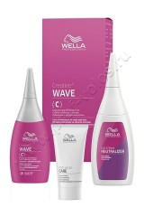 Набор Wella Professional Creatine+ Wave C 30/75/100 мл. для создания локонов окрашенных и чувствительных волос