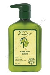 Кондиционер CHI Olive Organics Hair & Body Conditioner для волос и тела с маслом оливыос 340 мл